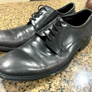 Dress shoes, size 10, moderately used
